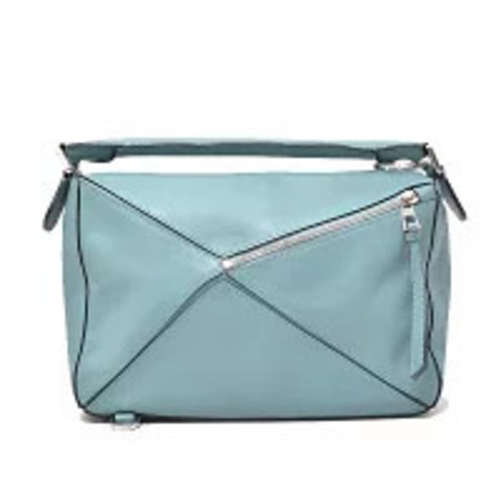 Loewe blue calfskin bag shoulder Puzzle Blue